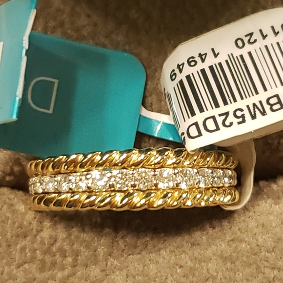 Unique Effy diamond band, 14k gold - Picture 4 of 8